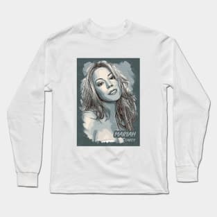 Mariah Carey Poster Art Long Sleeve T-Shirt